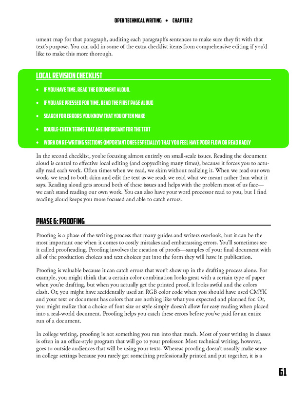 Open Technical Writing - New Page